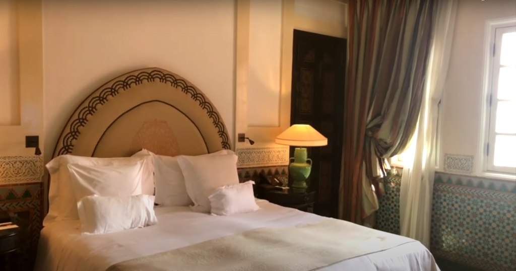 guest room in la mamounia hotel
